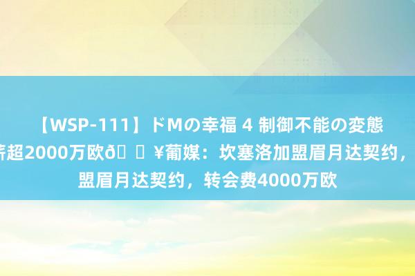 【WSP-111】ドMの幸福 4 制御不能の変態ボディ4時間 年薪超2000万欧?葡媒：坎塞洛加盟眉月达契约，转会费4000万欧